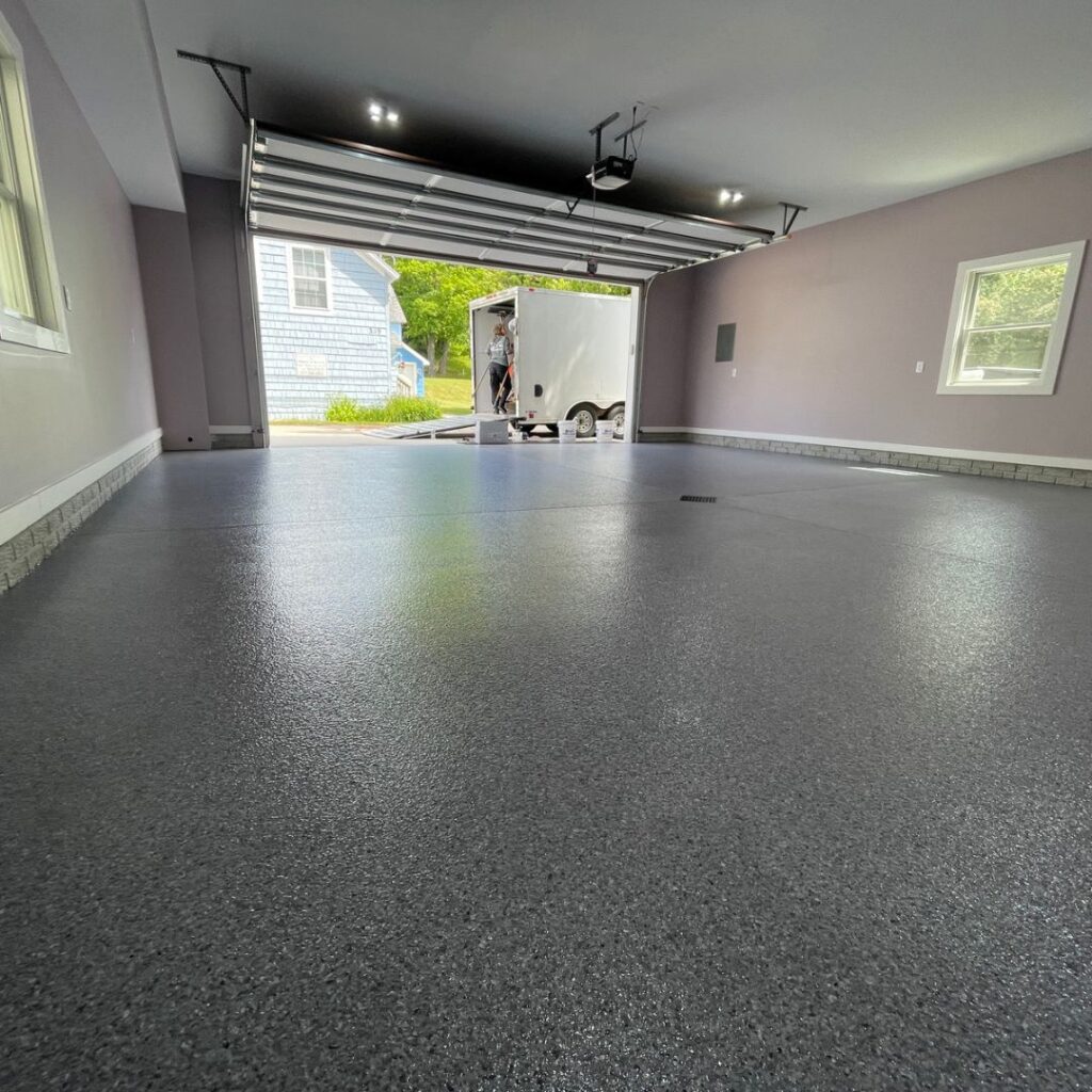 epoxy flooring garage Traverse City Michigan